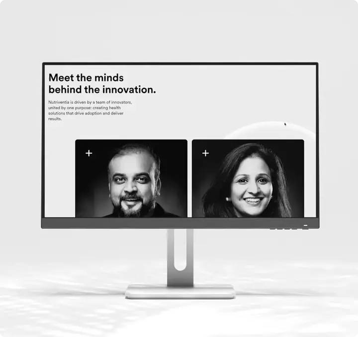 Nutriventia Desktop Mockup